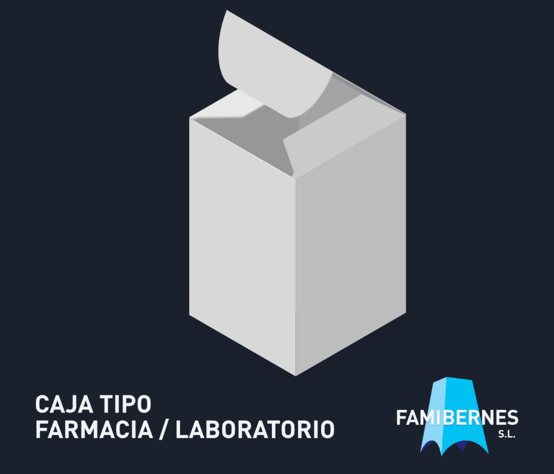 Caja Lineal Tipo Farmacia o Laboratorio